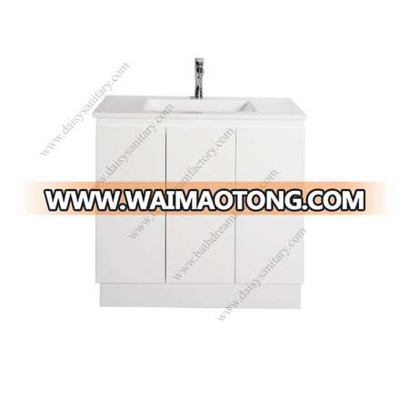 Australia Floor Mounted Waterproof PVC Bathroom Vanity Cabinet