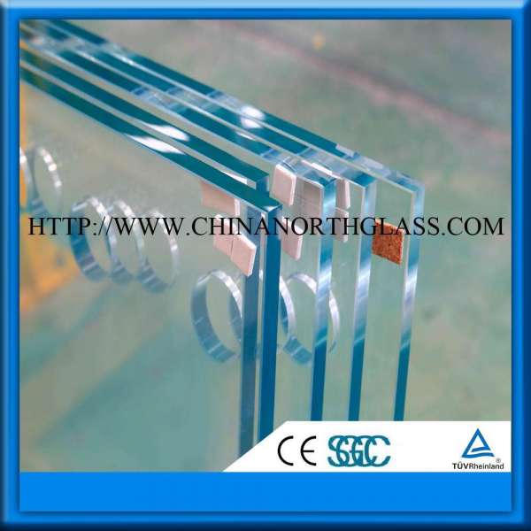 4-19mm Clear/Colored Tempered Laminated Low E Insulating Glass